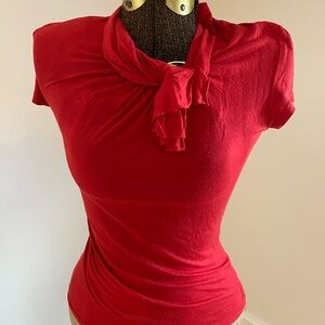 Elegant Red Women's Top